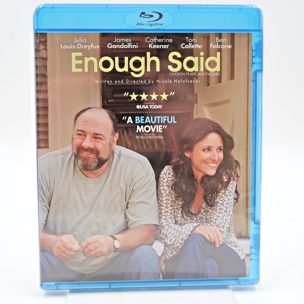 Enough Said Blu-ray Disc 2013 Julia Louis-Dreyfus James Gandolfini NEW